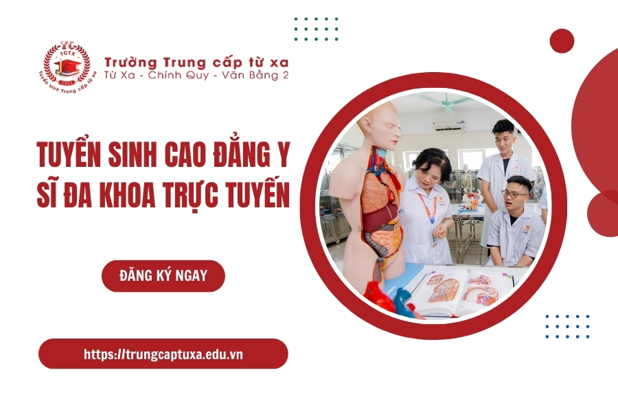 Tuyển sinh Cao đẳng Y Sĩ Đa Khoa trực tuyến - Thời gian học tập linh hoạt