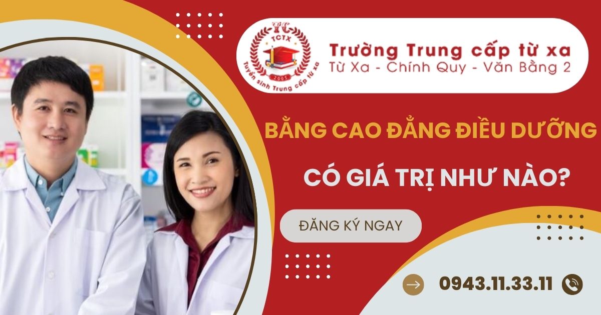 Bằng Cao đẳng Điều dưỡng có giá trị như thế nào trên thị trường việc làm?