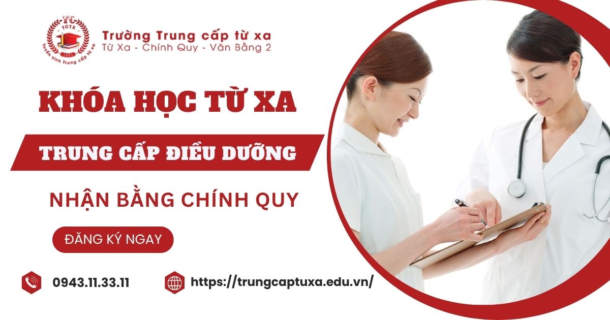 Khóa học Trung cấp Điều dưỡng Từ xa giá rẻ