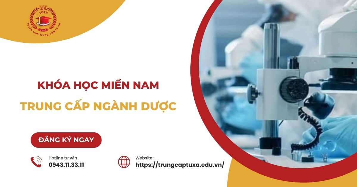 Học Trung cấp ngành Dược online miền Nam