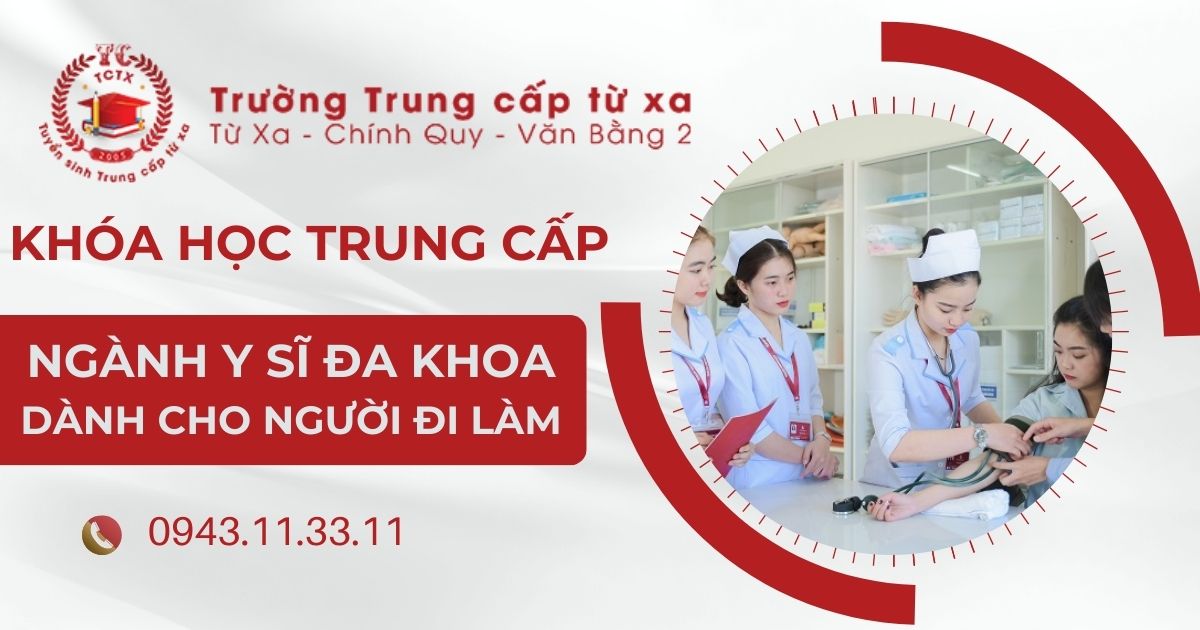 Học Trung cấp ngành Y sĩ đa khoa dành cho người đi làm tại TPHCM