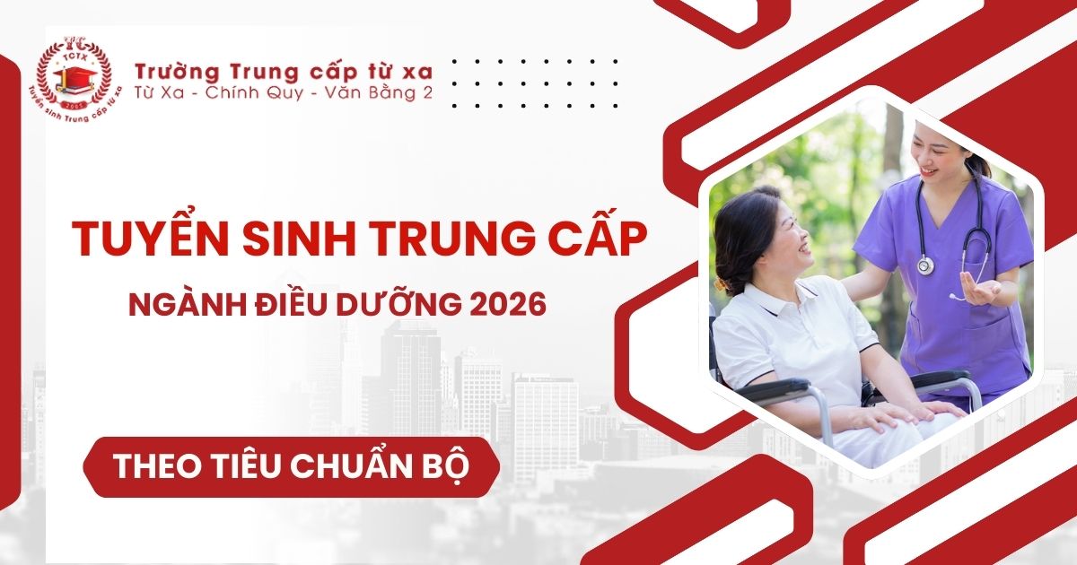 yển sinh Trung cấp ngành Điều dưỡng 2026 mới cập nhật