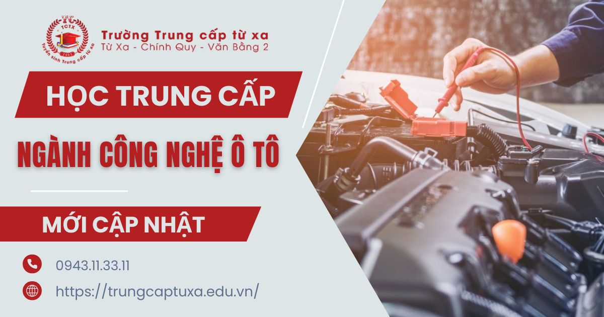 Học Trung cấp ngành Công nghệ ô tô tại miền Trung