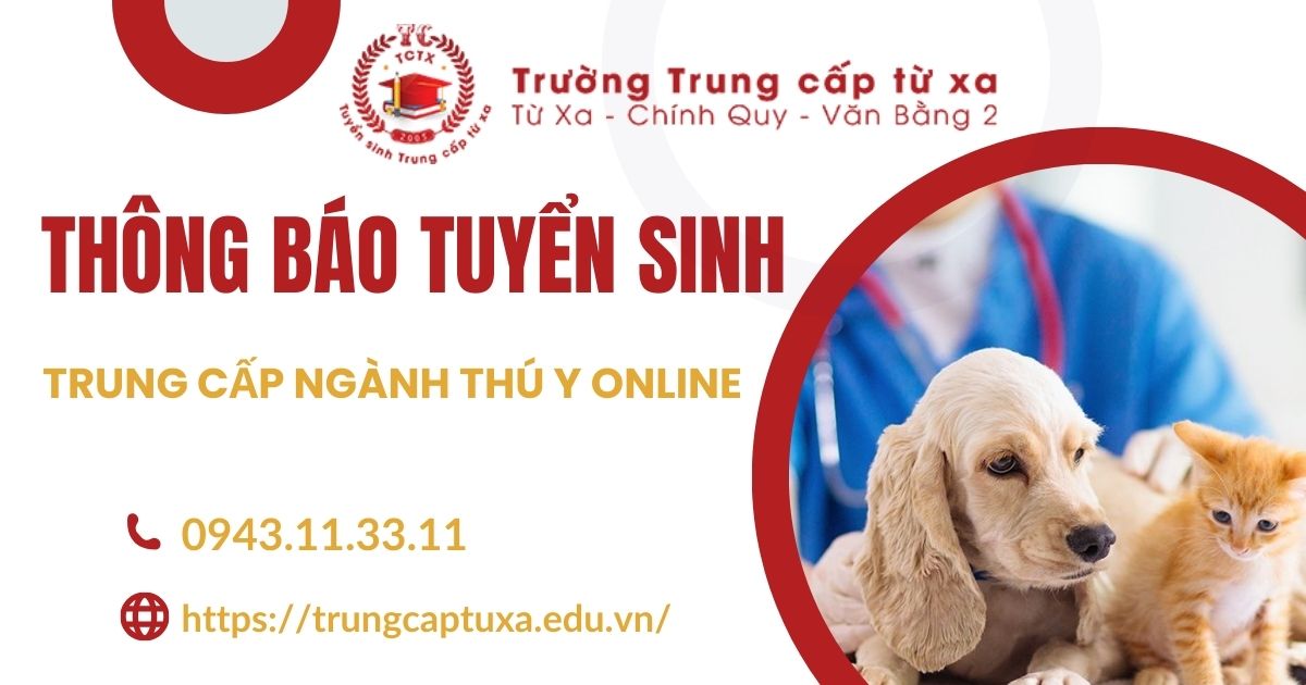 Học Trung cấp ngành Thú Y online miền Nam