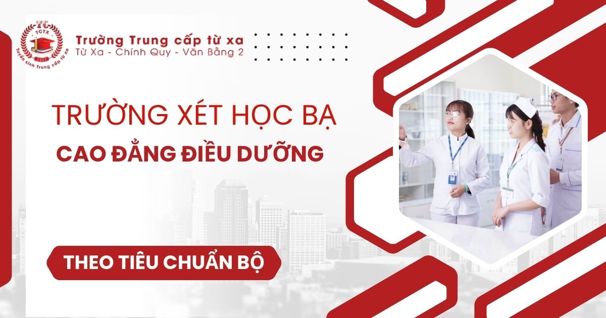 Trường Cao đẳng Điều dưỡng xét học bạ