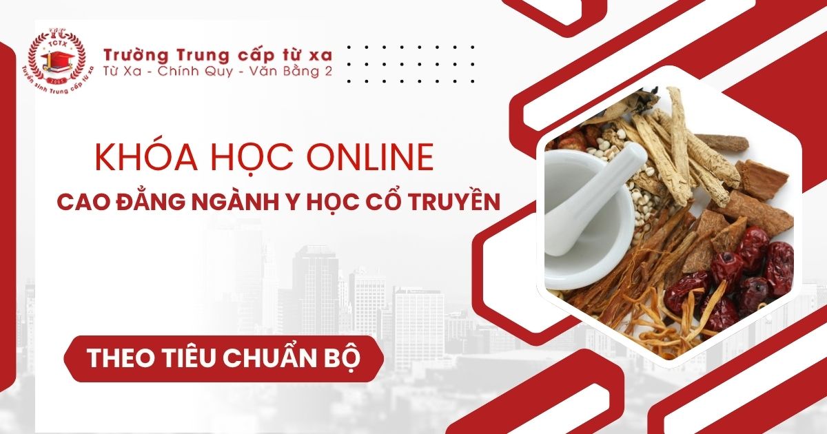 Khóa học Cao đẳng Y học cổ truyền học online có bằng Chính quy ở đâu?