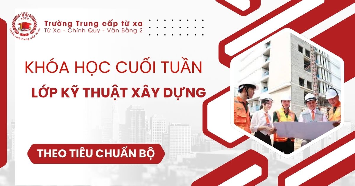 Khai giảng lớp Kỹ thuật xây dựng học cuối tuần dành cho người đi làm